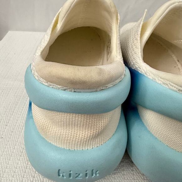 Kizik Roamer Shoes Men's 10 Glacier Blue White Athletic Hands Free Slip On - Picture 4 of 10